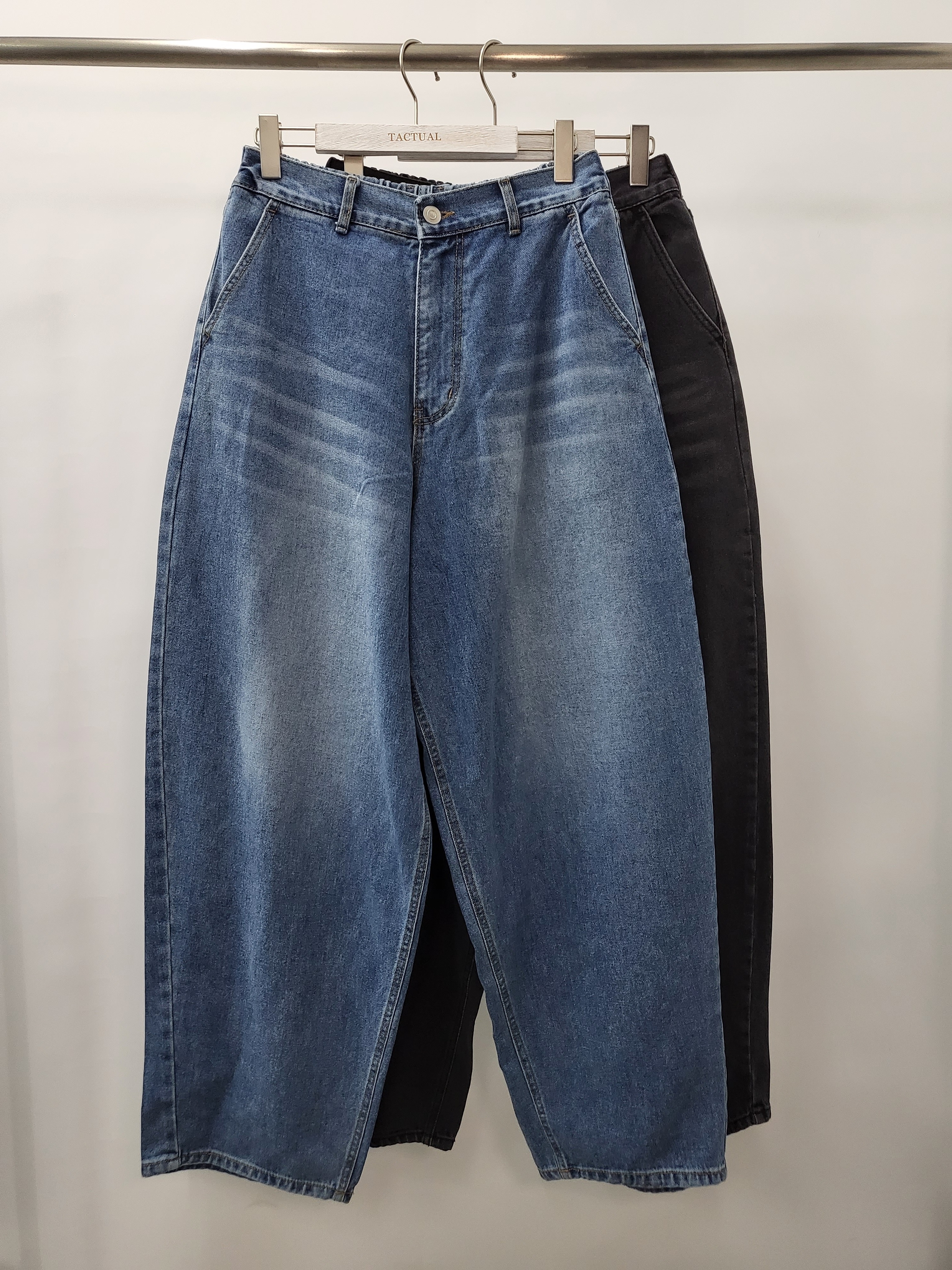 洗水鬆身牛仔褲 J654