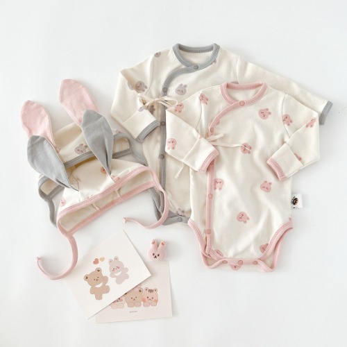 (現貨) DTD兔仔初生衫仔+帽set