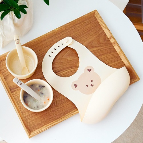 (現貨) DTD 輔食圍兜