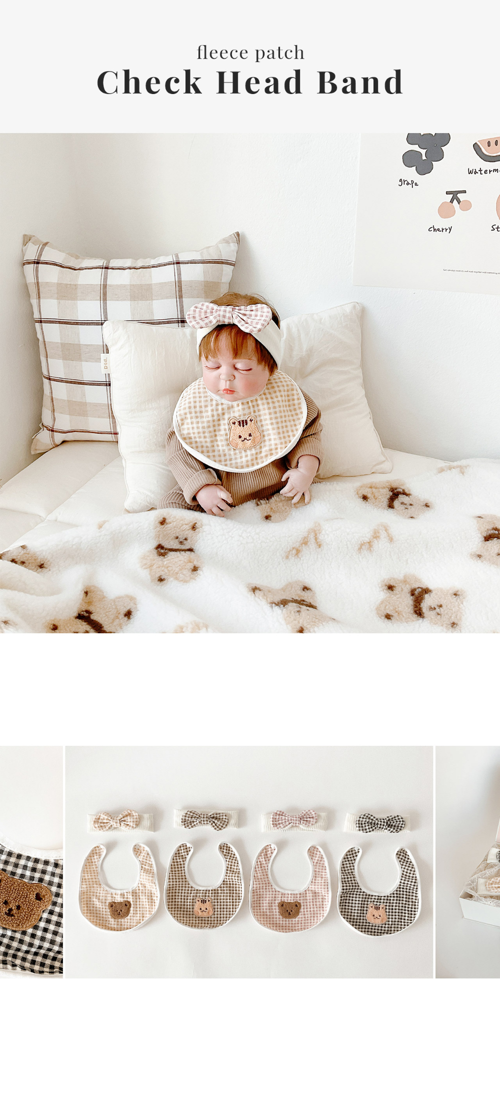 (現貨)DTD格仔系列蝴蝶結髮帶