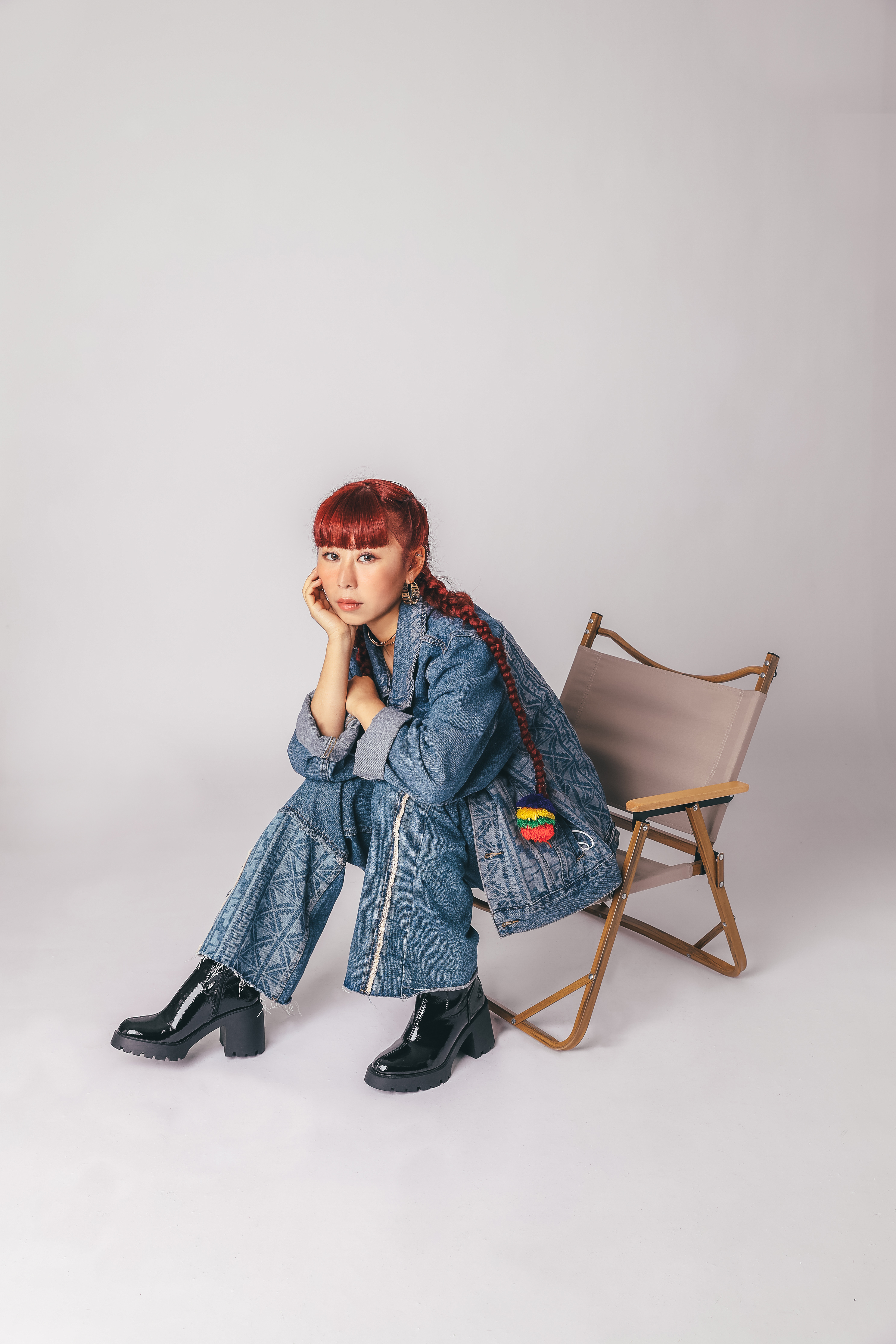 【Just Latin America】鐳射印花牛仔套裝