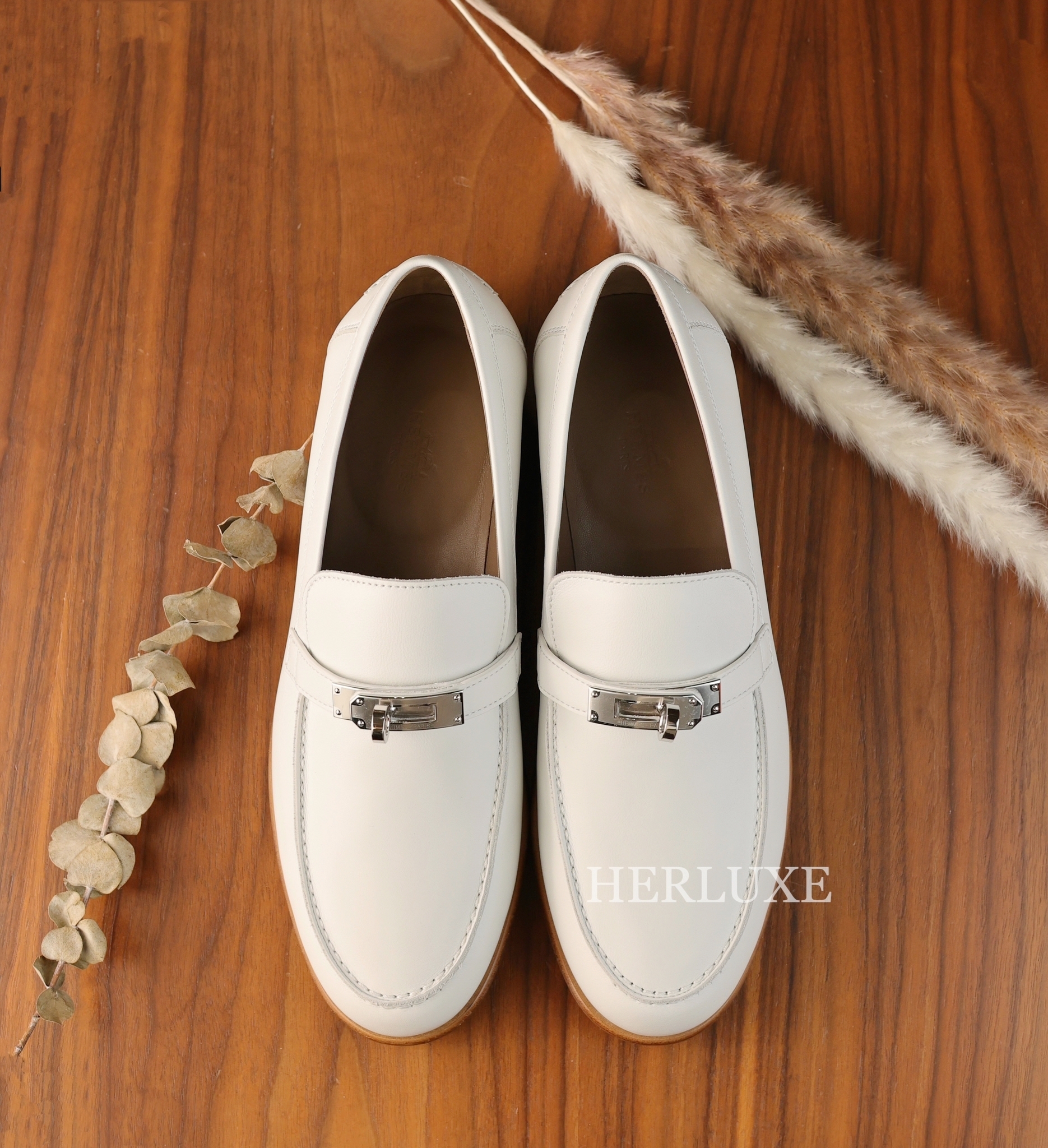 Destin loafer 01 blanc CK（可預訂鞋碼）