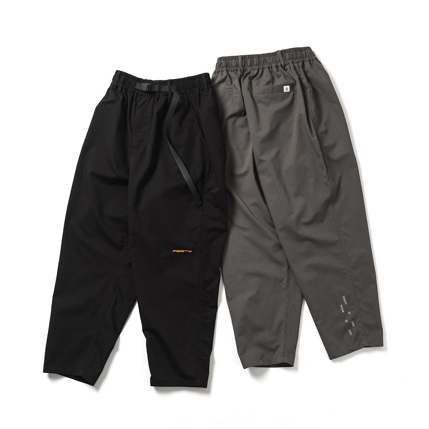FEISTY 23FW BELT PANTS 防潑水腰帶長褲 黑色 灰色  FS-DS-17 18 [台灣現貨]