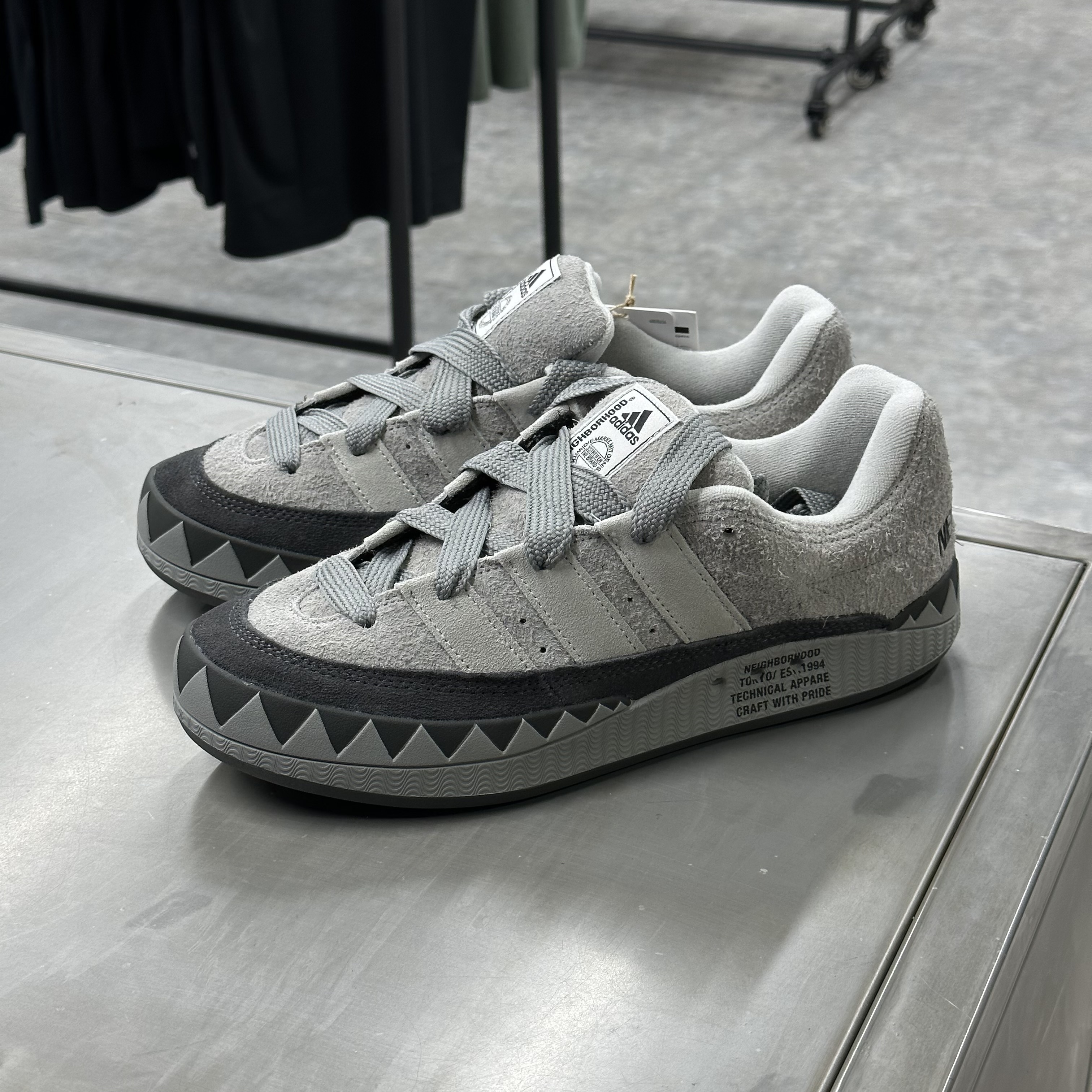 NEIGHBORHOOD x adidas Adimatic Grey HP6771