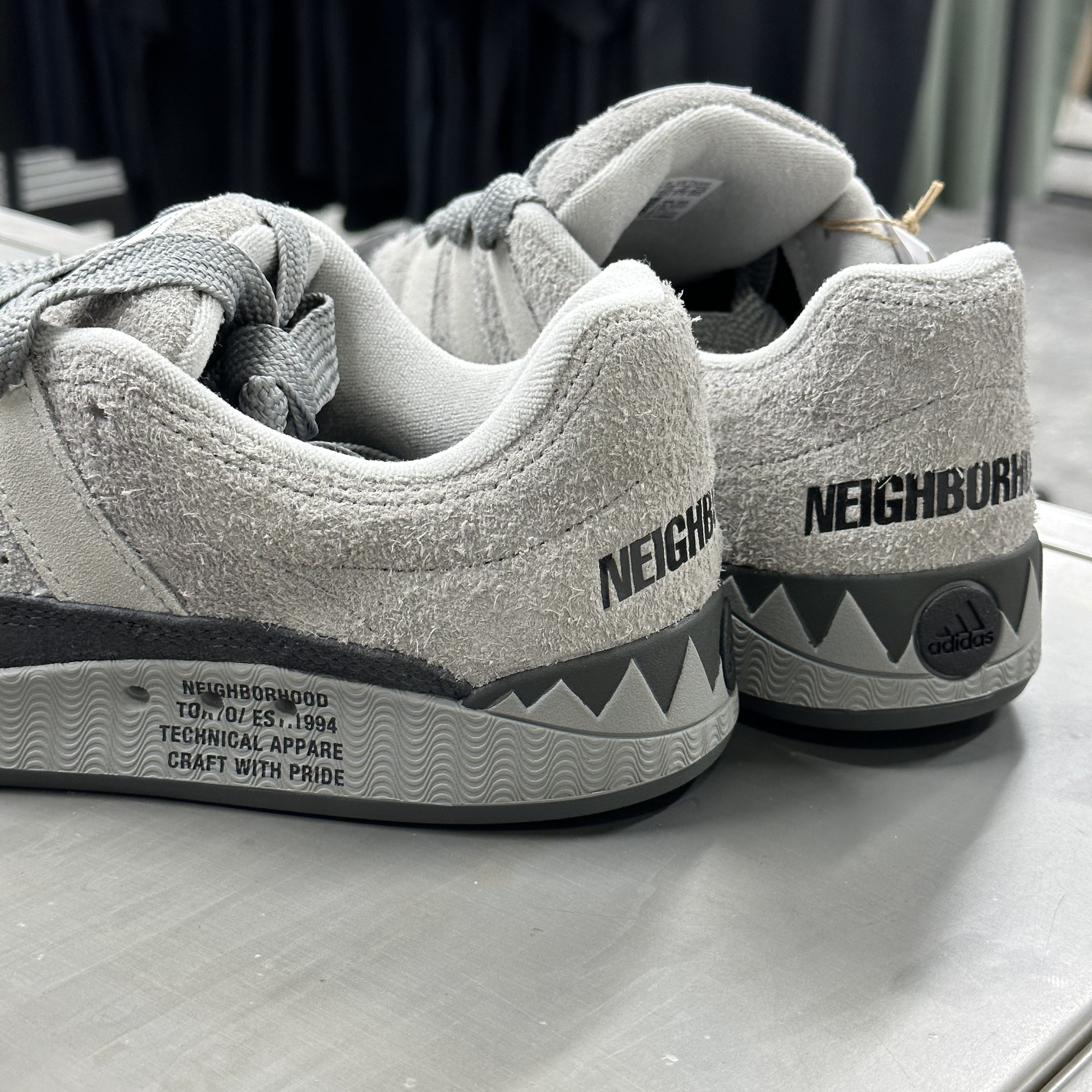 NEIGHBORHOOD x adidas Adimatic Grey HP6771
