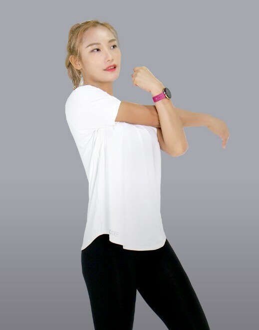 JACKIE純白速乾運動上衣