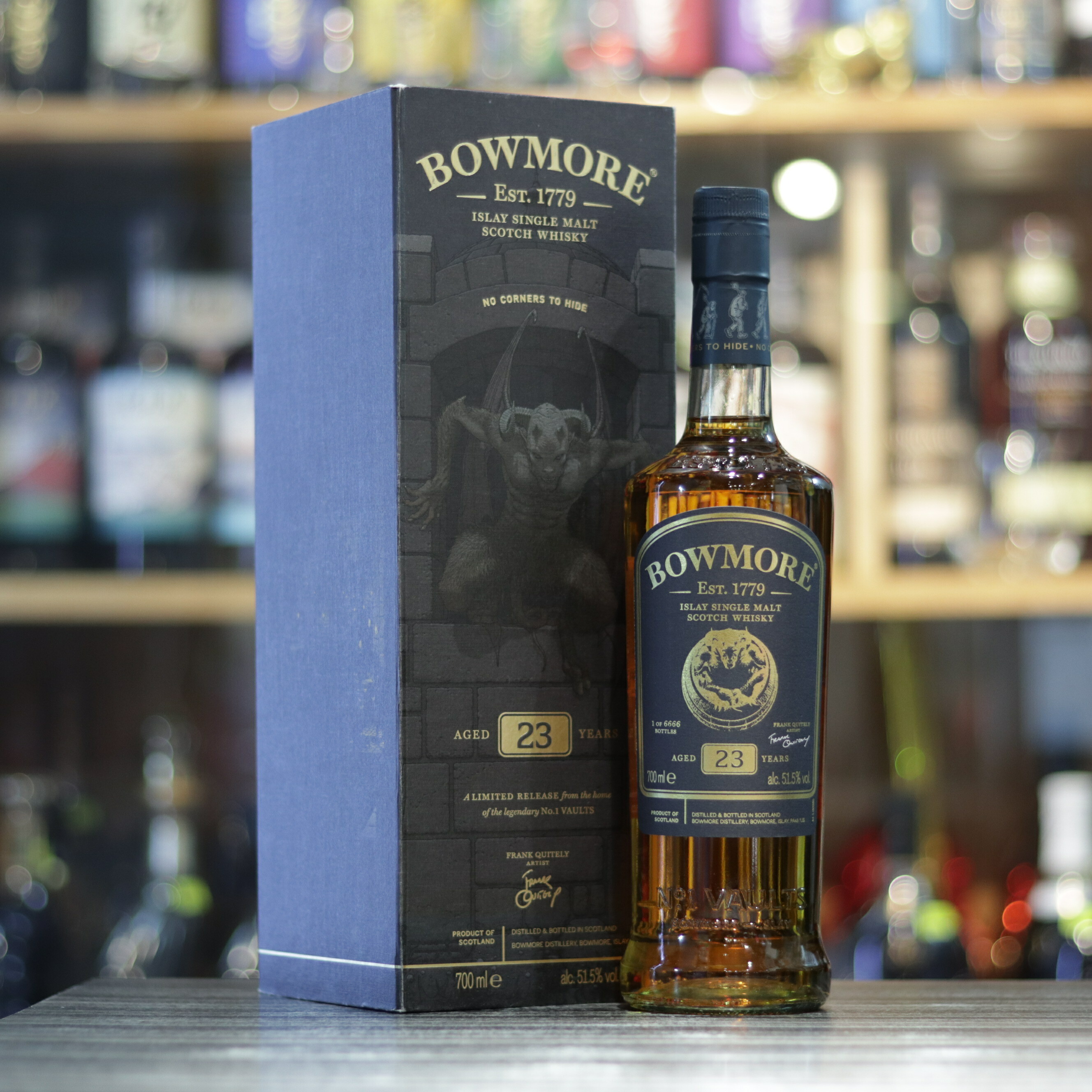 BOWMORE 23年 新品未開封 ノーコーナートゥハイド 世界777本限定 Bowmore 'No Corners to Hide' 23 Year Old Single Malt Scotch