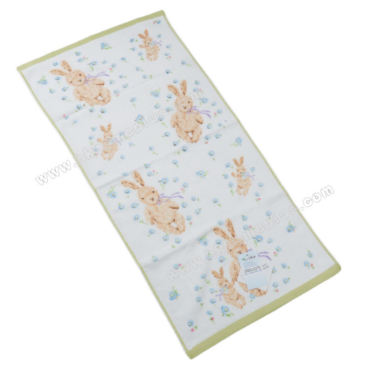 3條裝 Sun Lord: 台灣製 印花兔子面巾 4910203