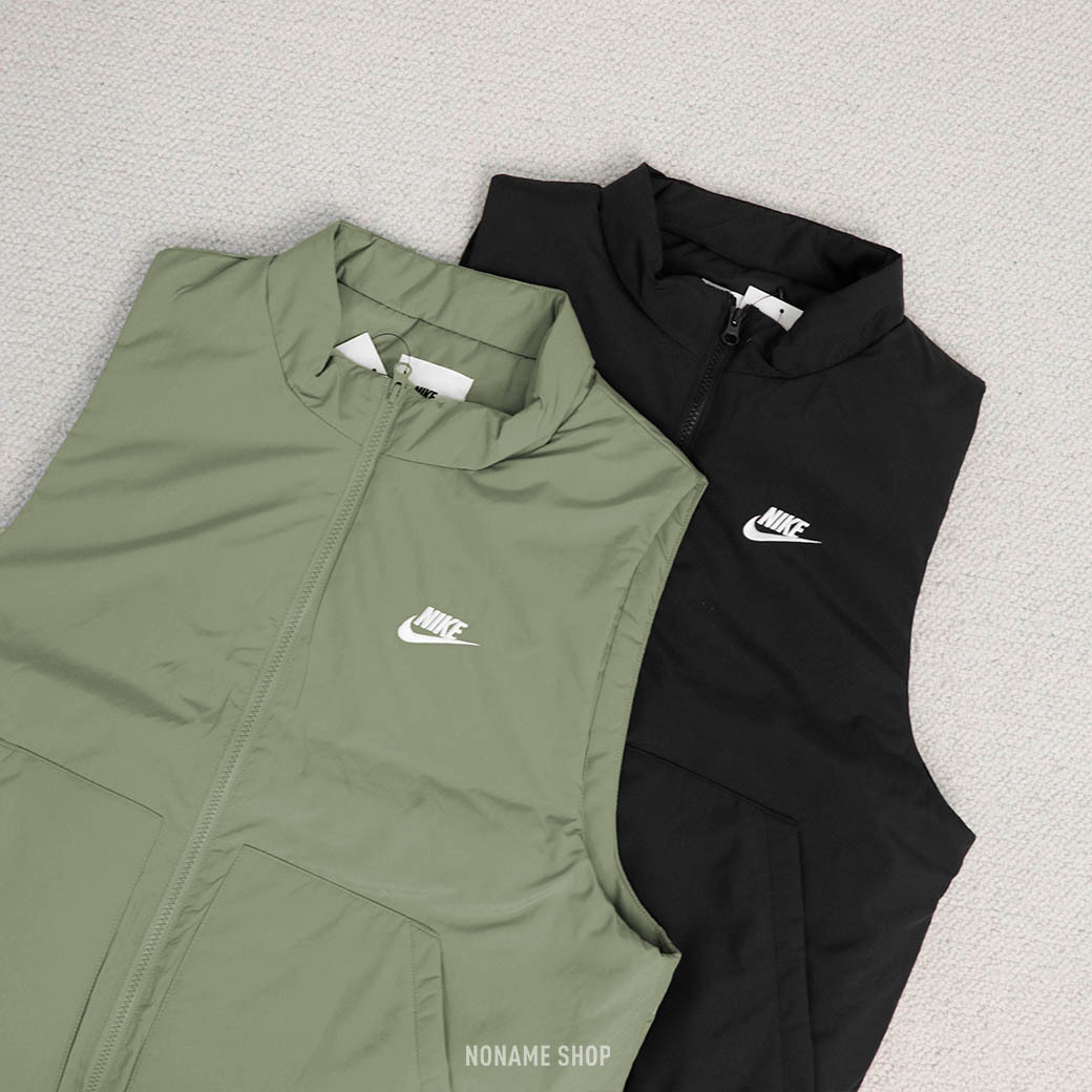 NIKE NSW 滑面 鋪棉 背心 兩色 (男款)