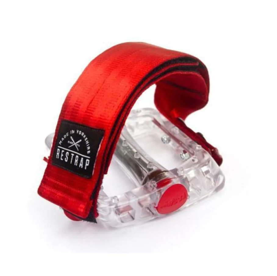 RESTRAP PEDAL STRAPS DIAGONAL RED