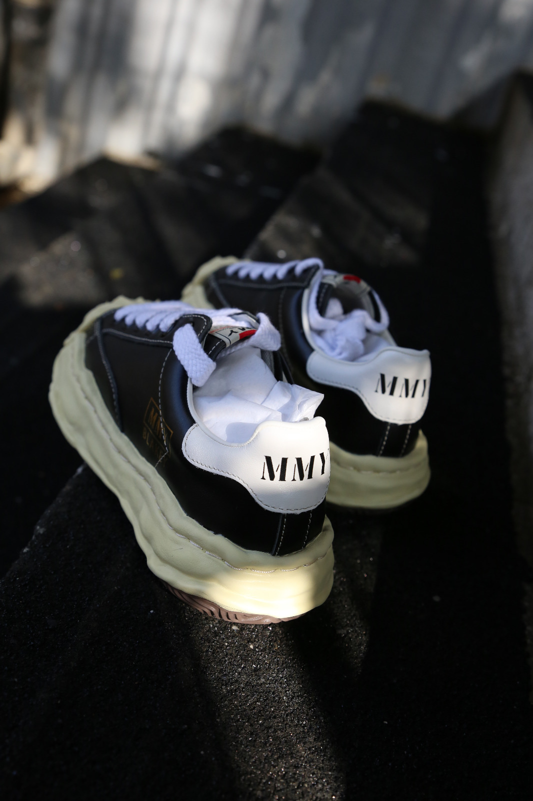 {現貨} MMY MAISON MIHARA YASUHIRO BLAKEY Low “Black Leather/Vintage”