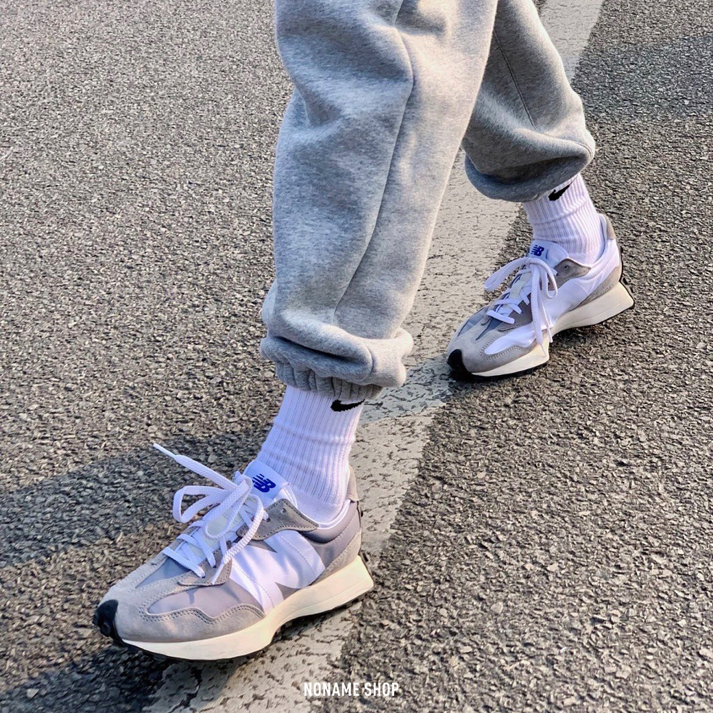 NEW BALANCE NB327 327 大N 復古 增高 厚底 余文樂 元祖灰 (男/女款)
