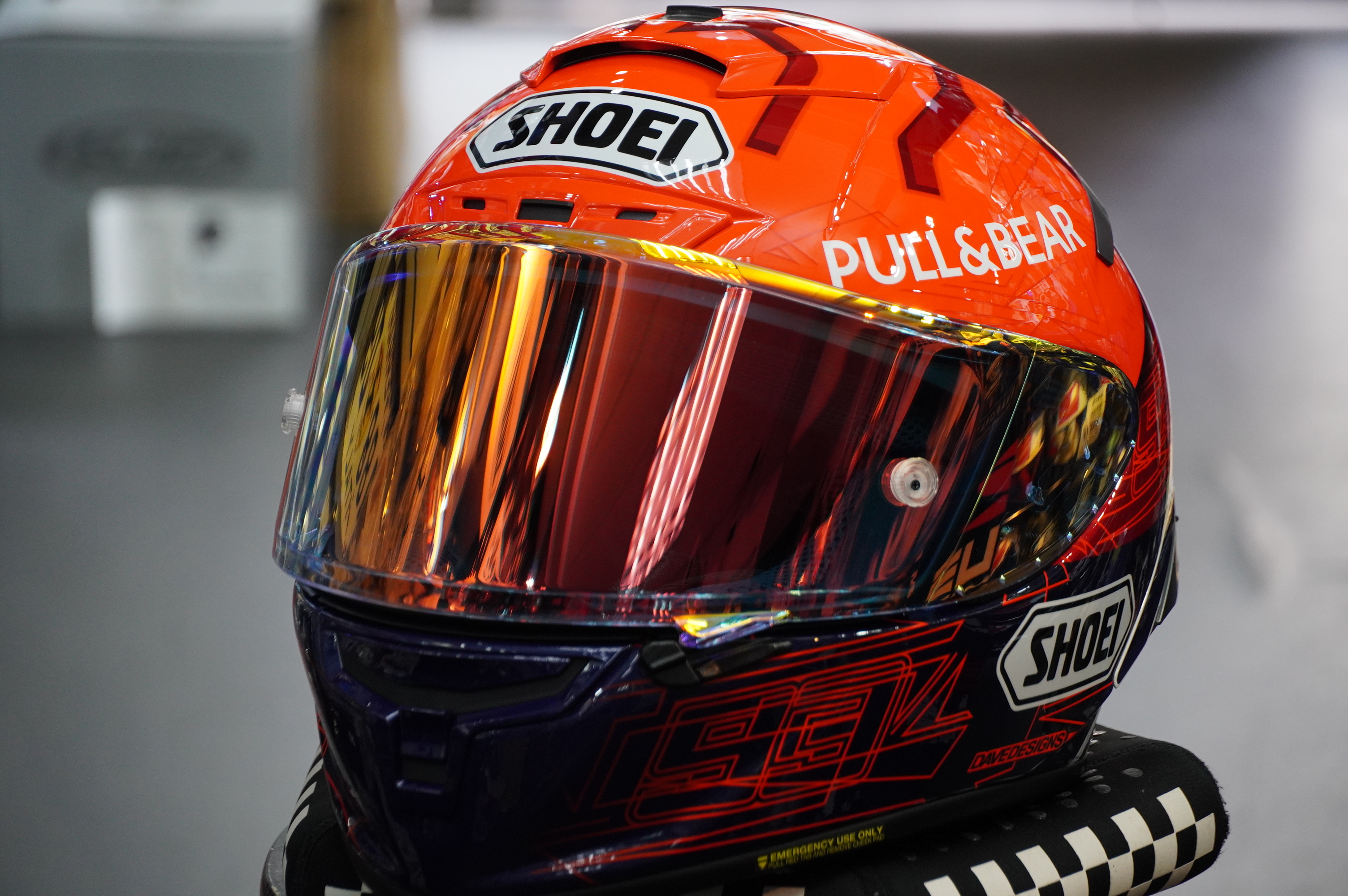 SHOEI  原廠鏡 ( TS ) 水銀鏡 X-14