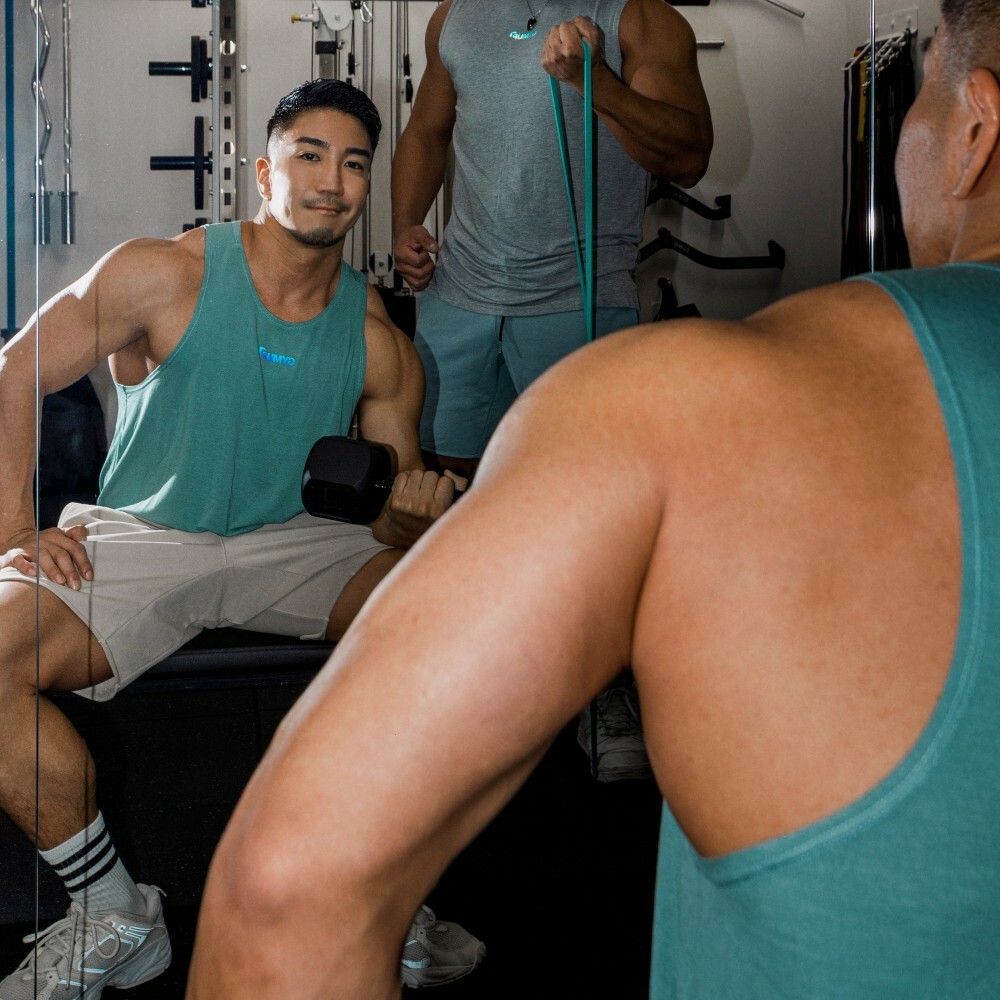 GYMUP 肌肉訓練背心 03 森林綠