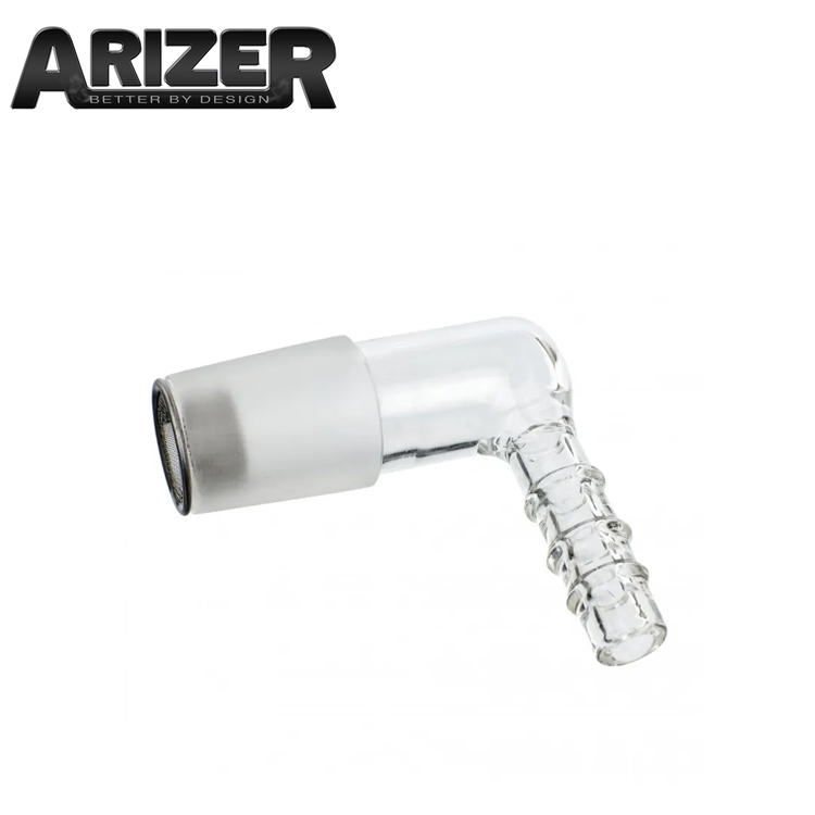 加拿大 Arizer Replacement Glass Elbow Adapter with Dome Screen for Extreme Q 吸嘴玻璃轉接頭