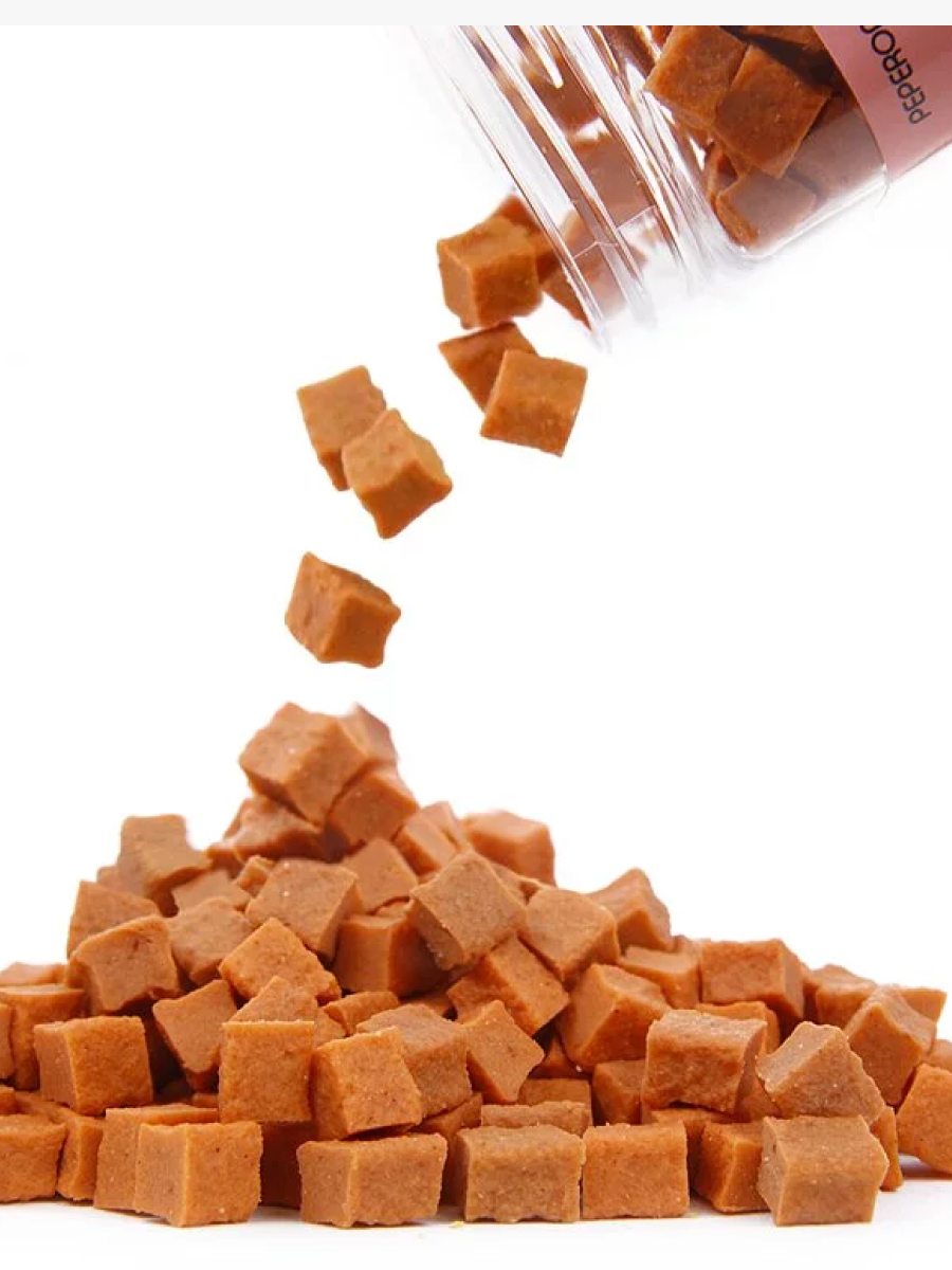 【Peperoni】韓國人氣狗狗零食 陪陪肉肉｜鮭魚丁｜軟零食