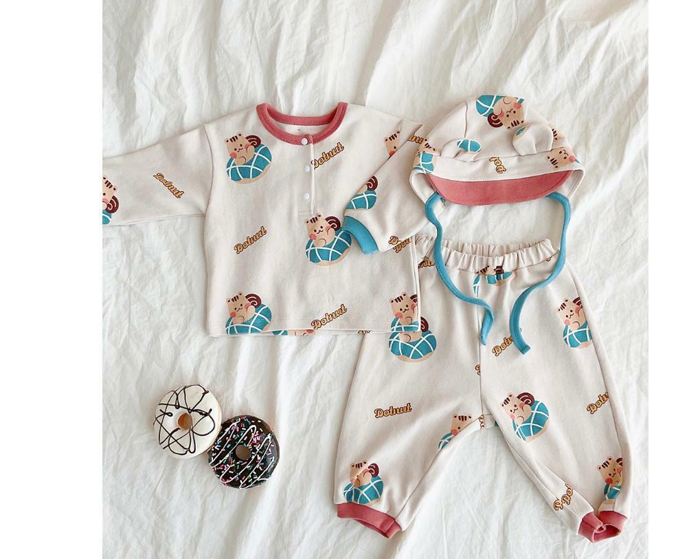 (現貨) DTD Donut系列衫+褲+帽set