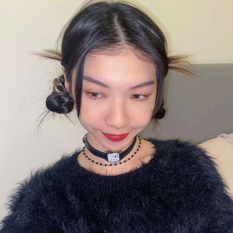 黑色小珍珠頸鏈