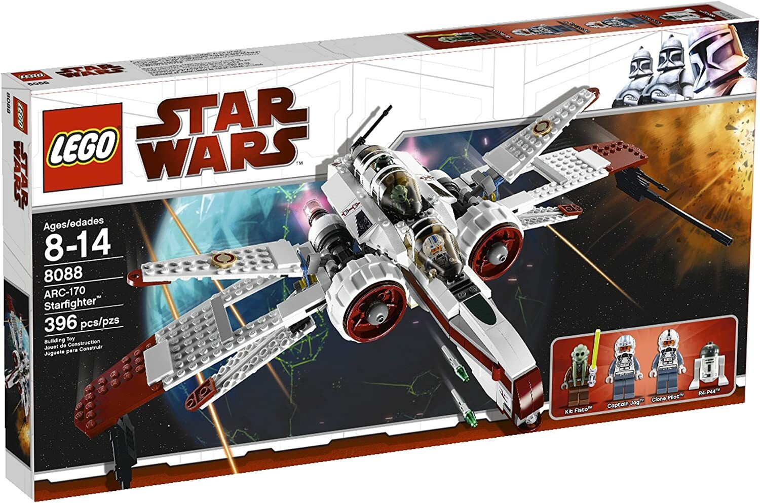 LEGO 8088  Star Wars ARC-170 Starfighter