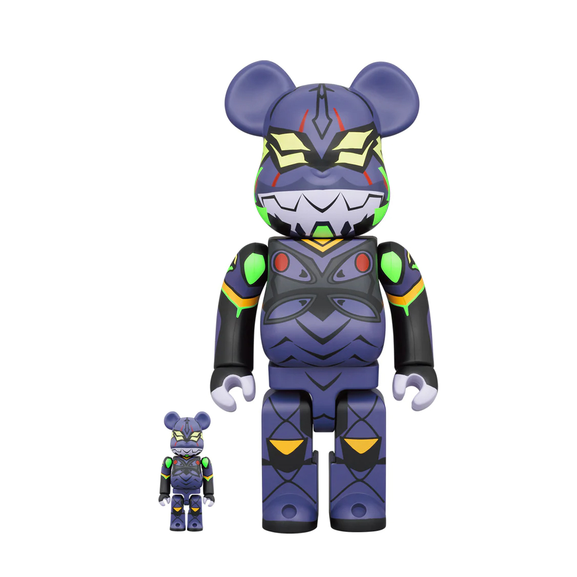 BE@RBRICK EVANGELION EVA13 (NEW PAINT VER.) 400%+100% 新世紀福音戰士 13號機