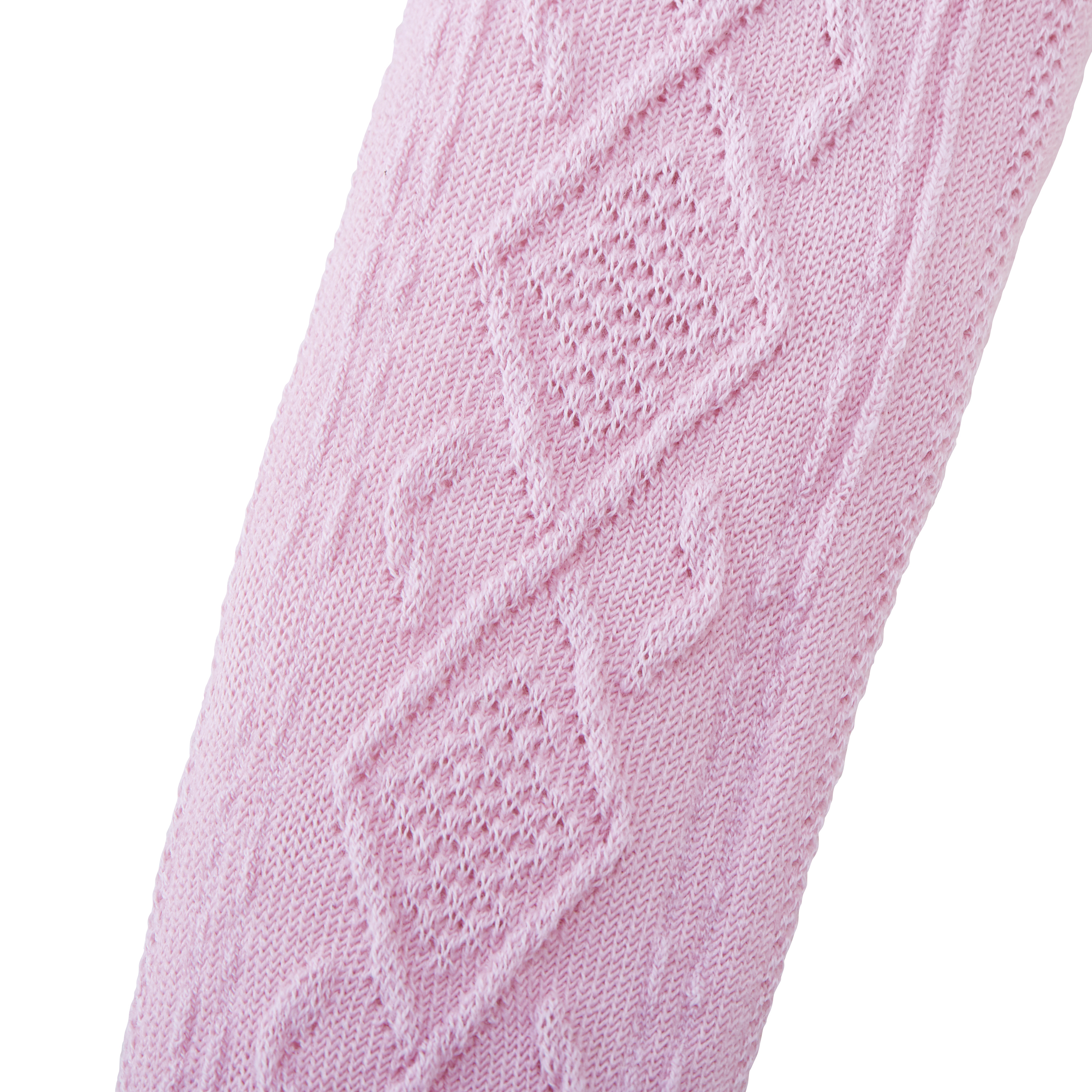 菱格紋褲襪紫色