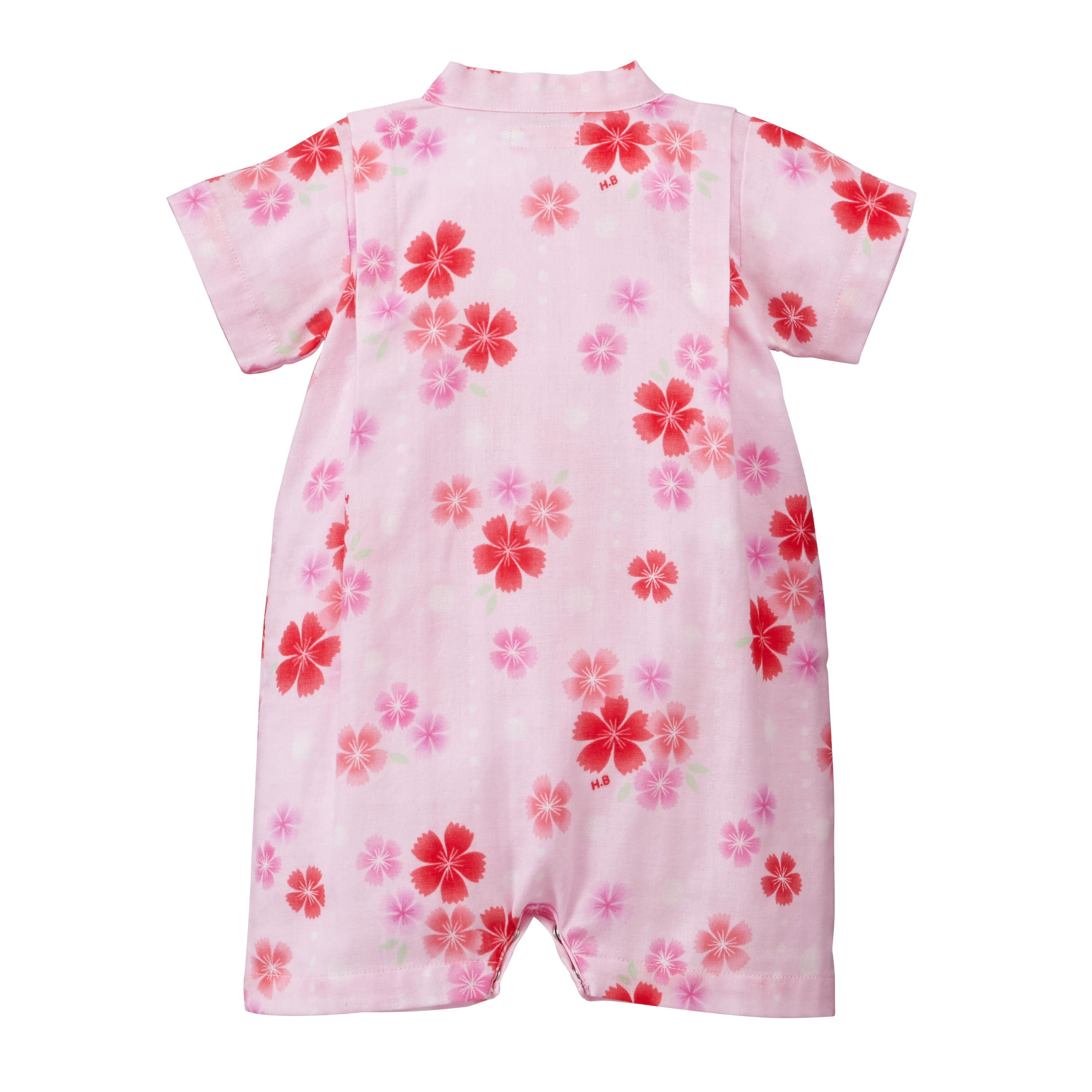 櫻花圖案薄紗連體浴衣