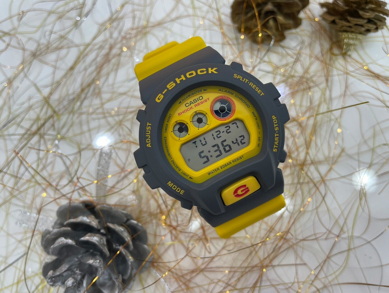 【G-SHOCK】復古風系列  DW-6900Y-9D 50mm 現代鐘錶