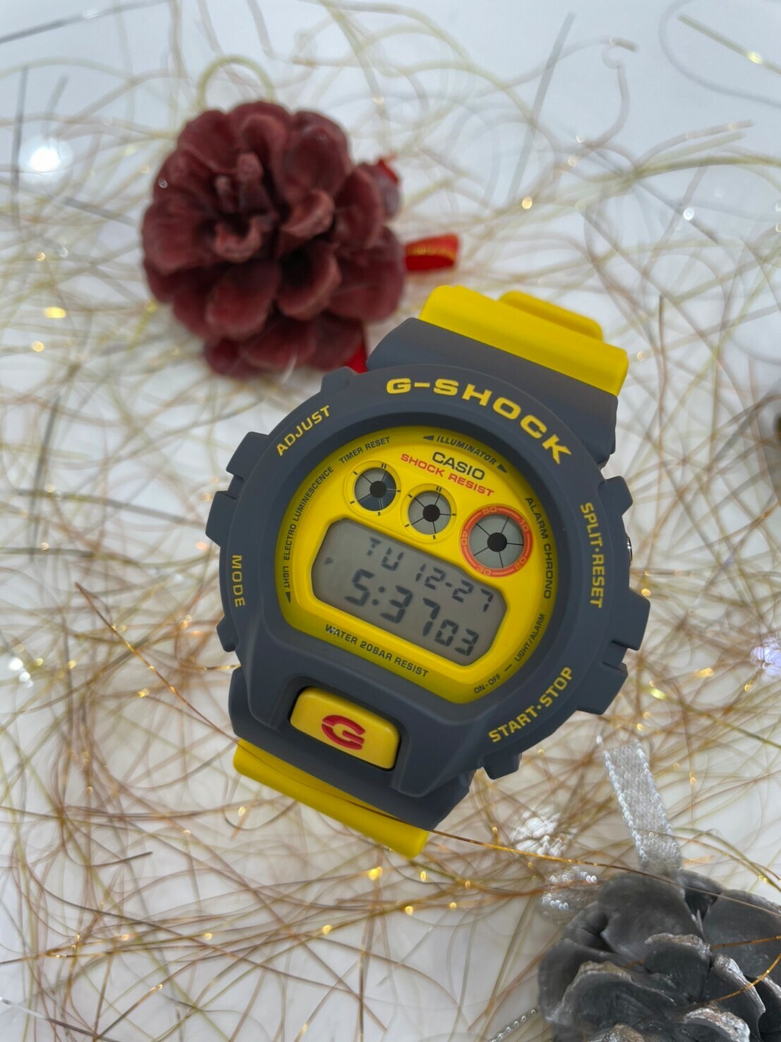 【G-SHOCK】復古風系列  DW-6900Y-9D 50mm 現代鐘錶
