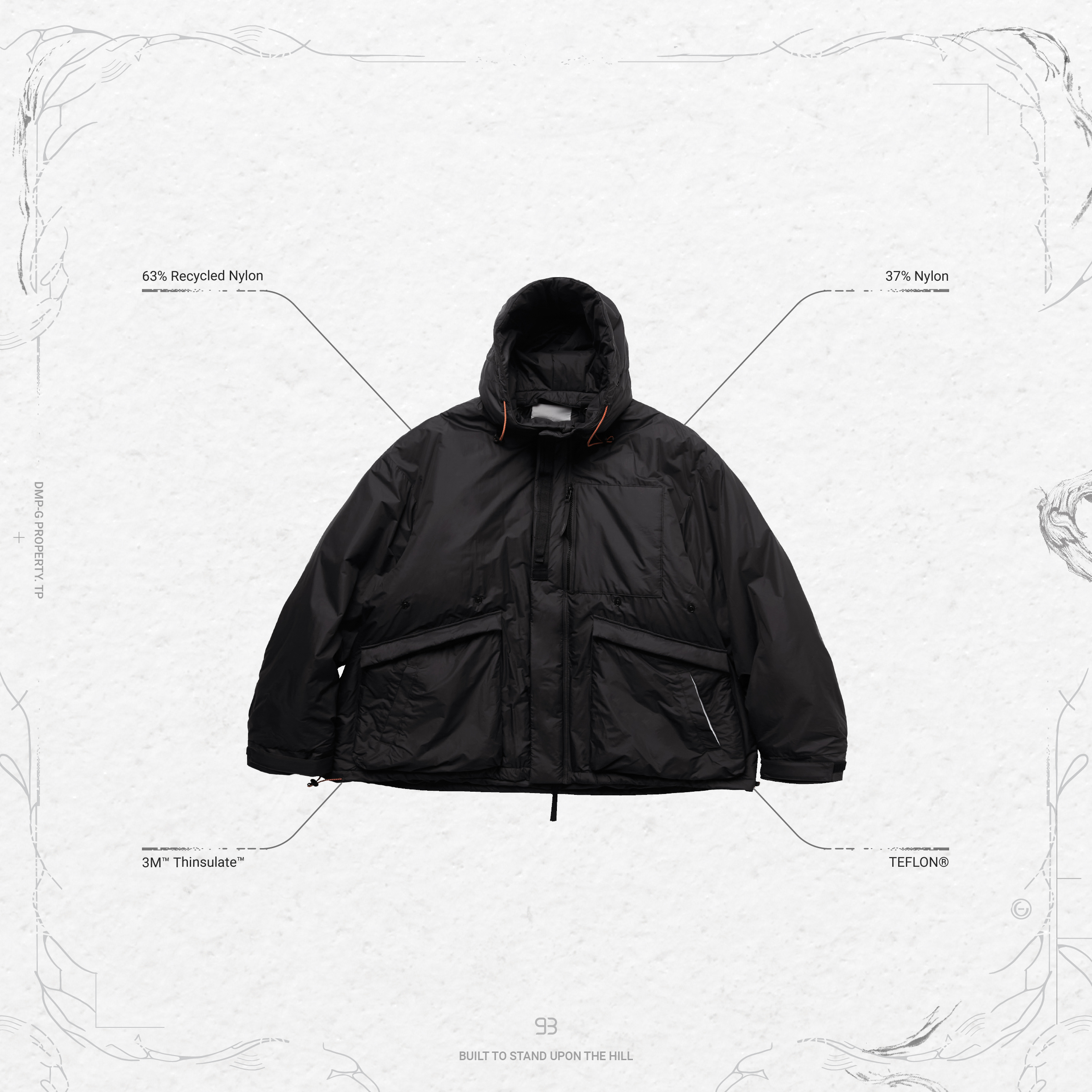 VI-F6M” - 3M Thinsulate™ “Framheim” Parka - Black