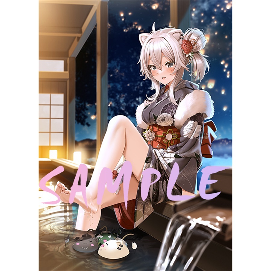 「同人代購」ウサギBOSS-カジノ「獅白ぼたん」B2掛布