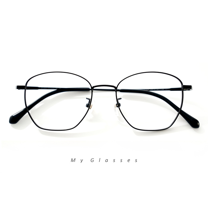 T61純鈦多角小框眼鏡