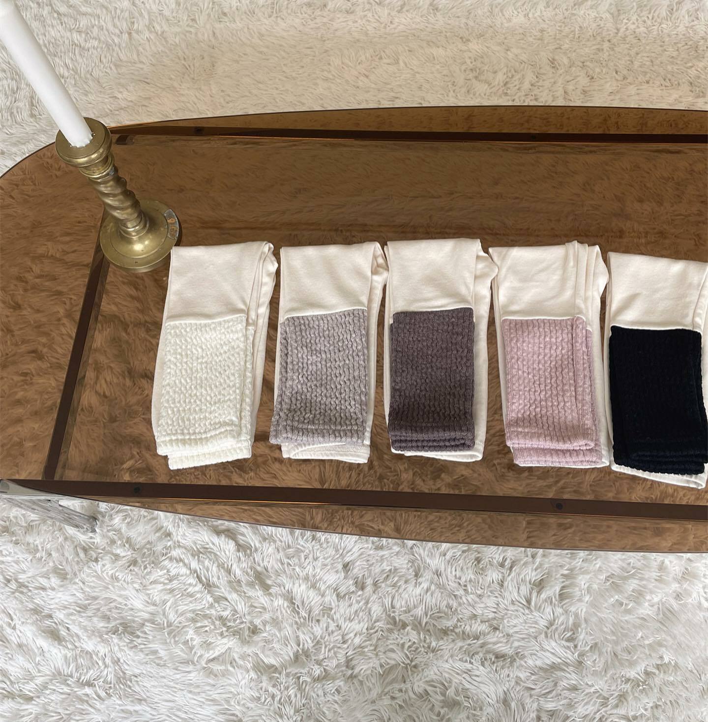 韓版好穿拼接內搭褲