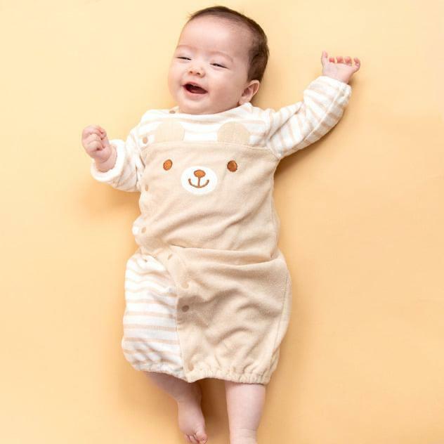 (現貨) JP 熊仔2way連身衣 (50-60)