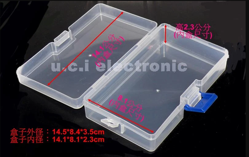 【UCI電子】小收納盒 小透明塑膠盒 零件盒 元件盒 整理盒 漁具盒 小五金工具盒