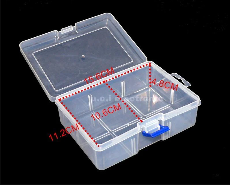 【UCI電子】(Y-1) 無插片 6格整理盒  空盒工具配件飾品盒漁具DIY塑料收納存儲盒 中號整理盒 收納盒