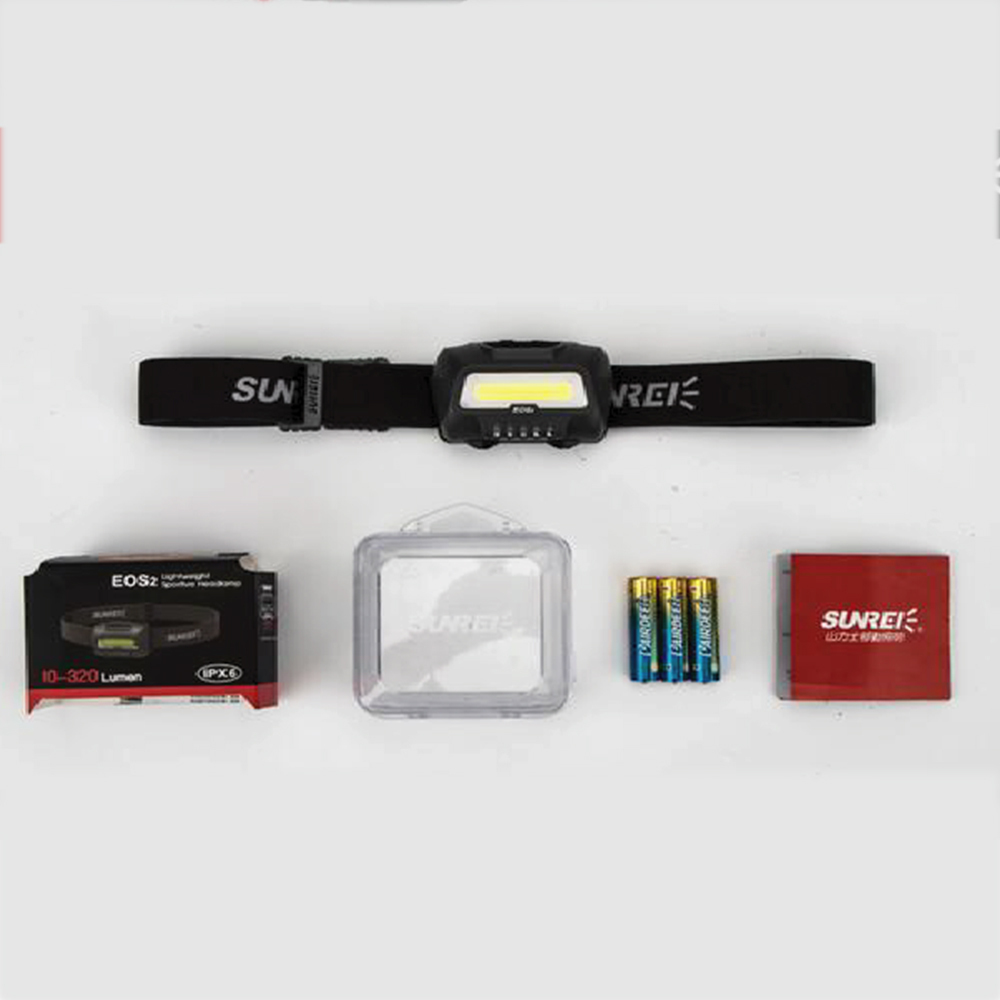 SUNREE山力士 EOS2 320流明四段式頭燈 (黑) 81CLS0119