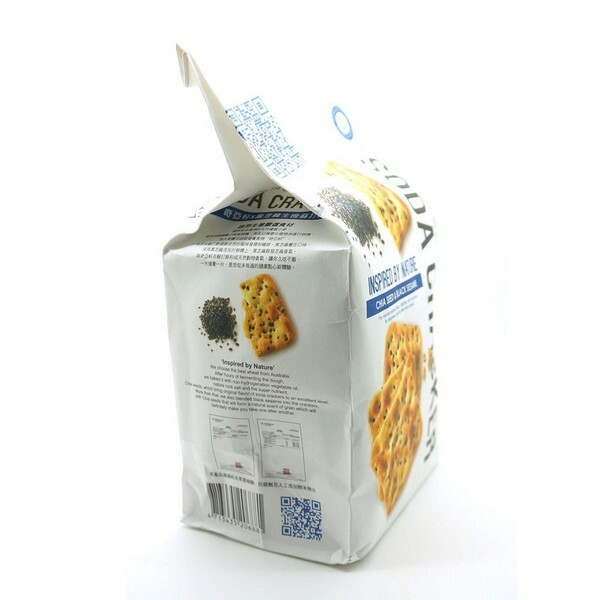 T1: 自然主意 - 奇亞籽黑芝麻生機蘇打餅 (180克)