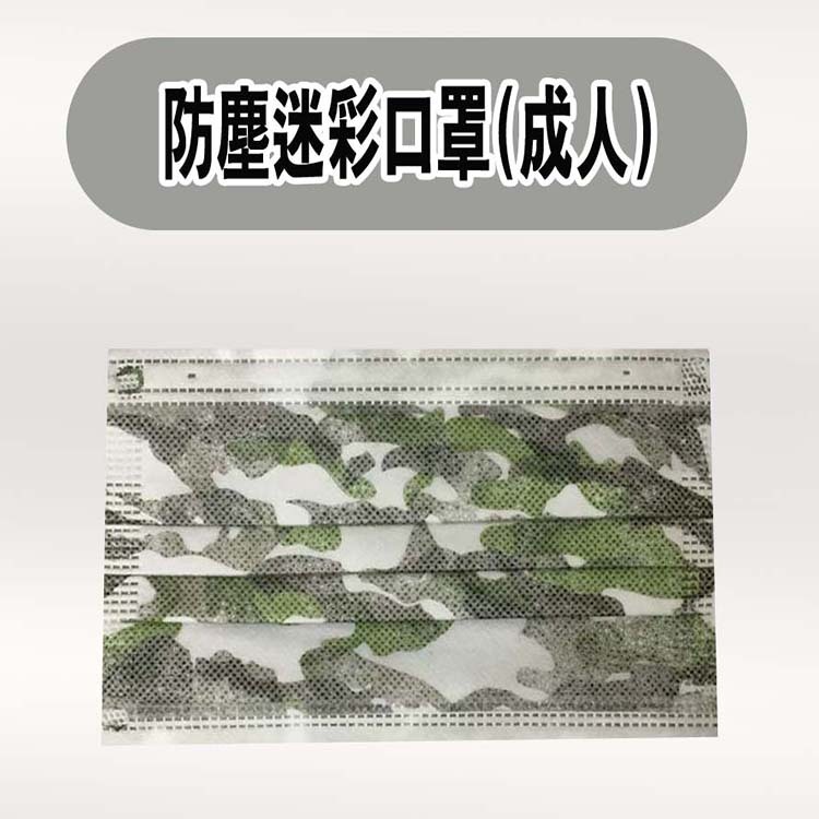 防塵迷彩口罩(成人)