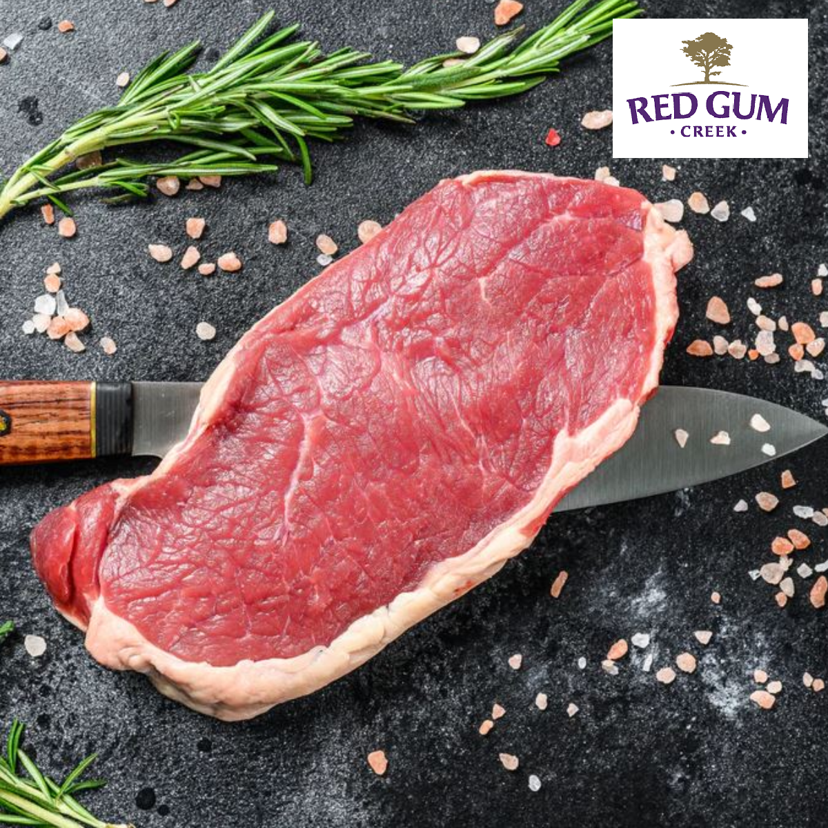 澳洲Red Gum手切100日穀飼牛西冷 250g