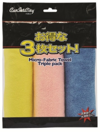 卡飾社 高質微纖毛巾三條裝-CS-28540