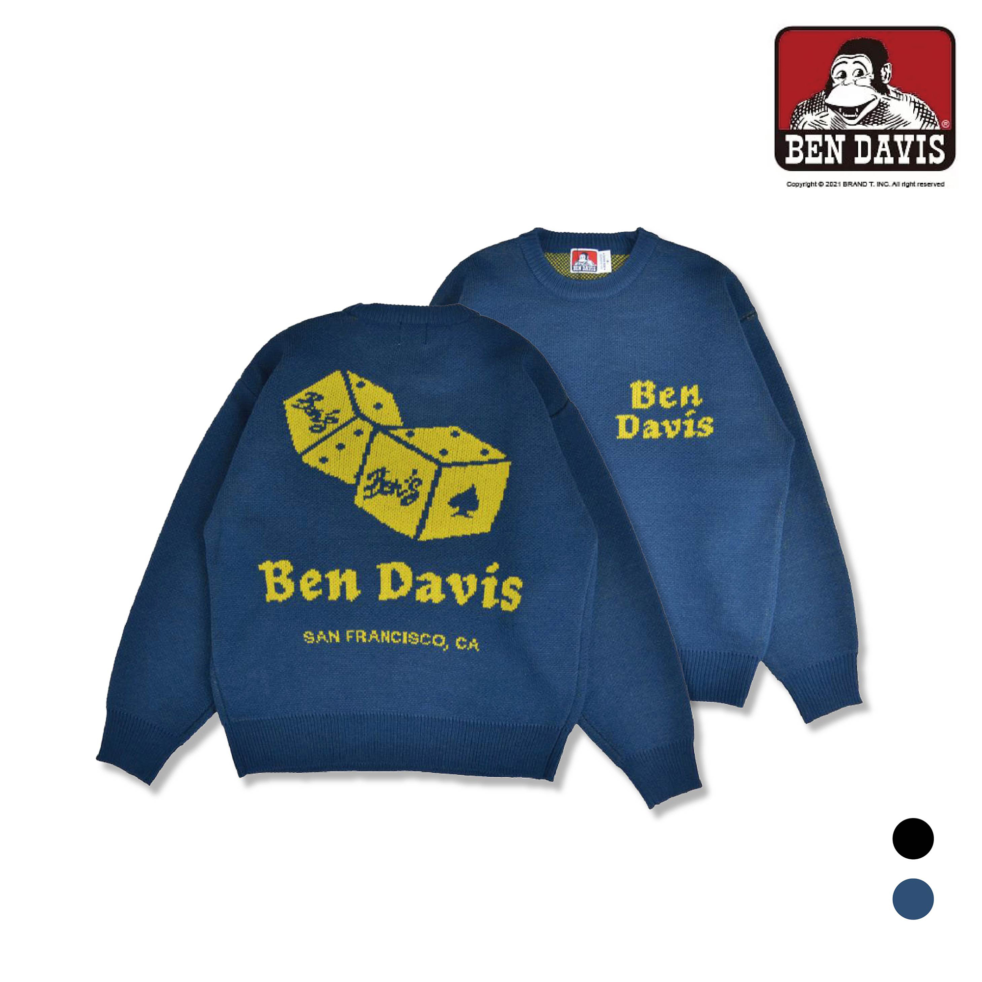 【 BEN DAVIS | 骰子針織毛衣 - 2色 】