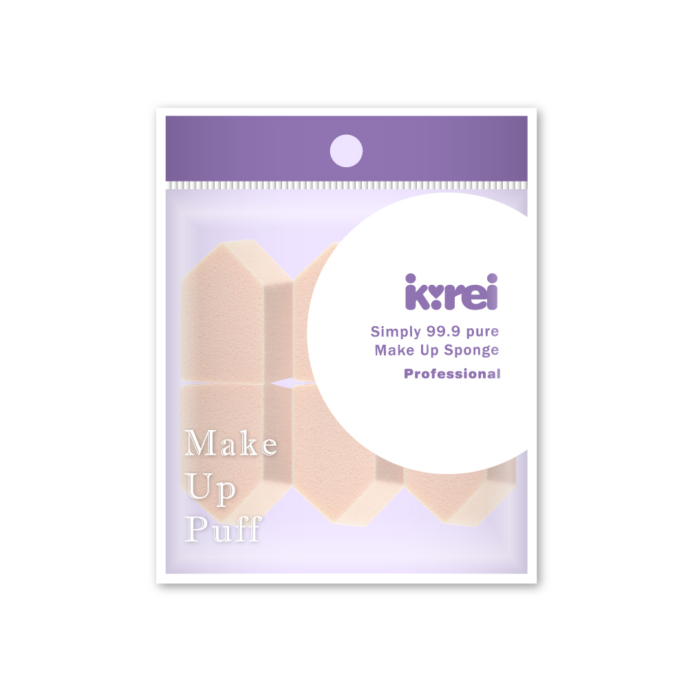 I-Kirei職人專技粉撲-五角6入/SB-50P