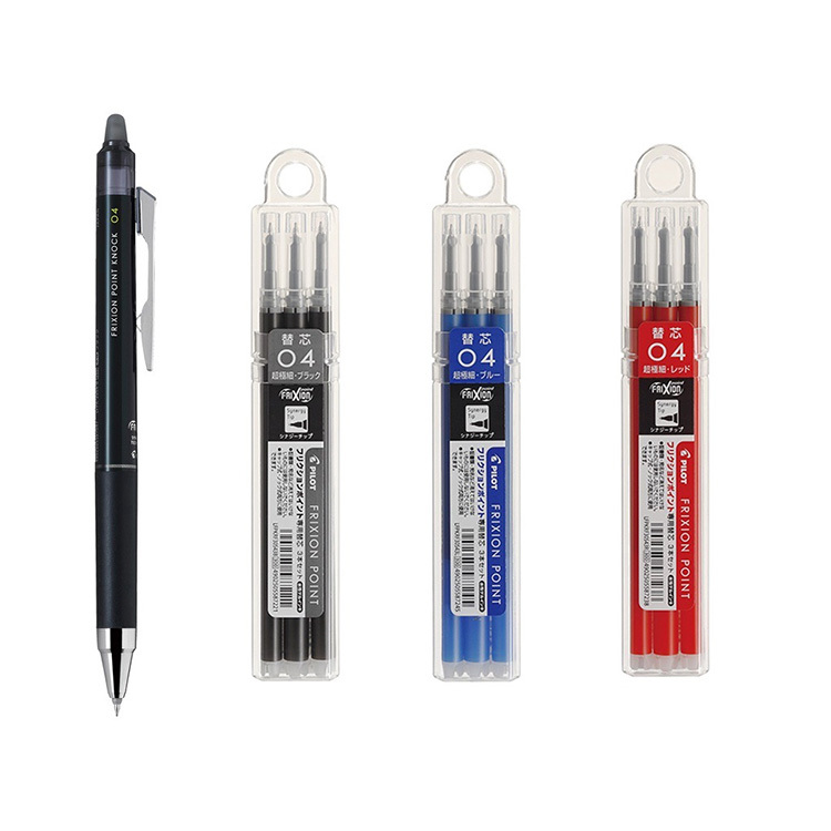 【PILOT 百樂】LFPK-25S4 細字按鍵魔擦筆 0.4/替芯