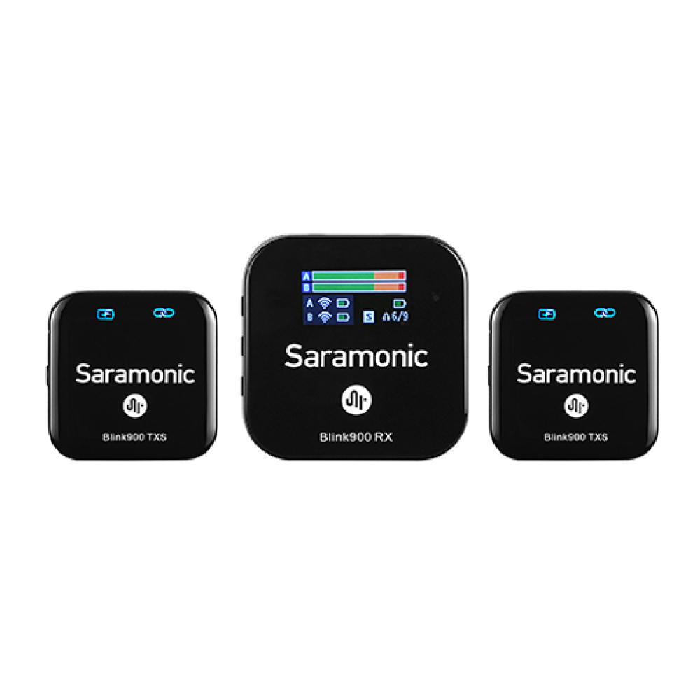 Saramonic楓笛 Blink900 S2(TXS+TXS+RX) 一對二無線麥克風系統