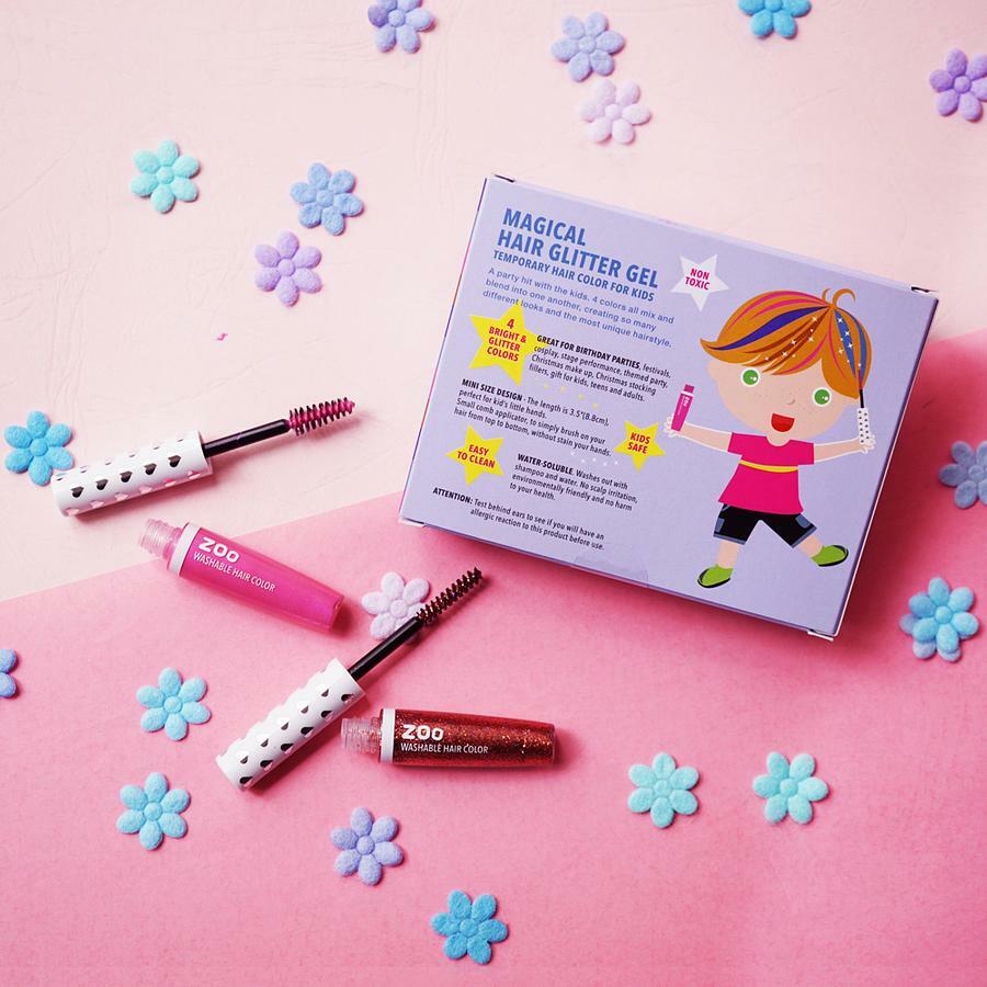 【ZOO ㄖㄨˋ】魔法頭髮閃亮凝膠 | H111 餅乾｜四入組