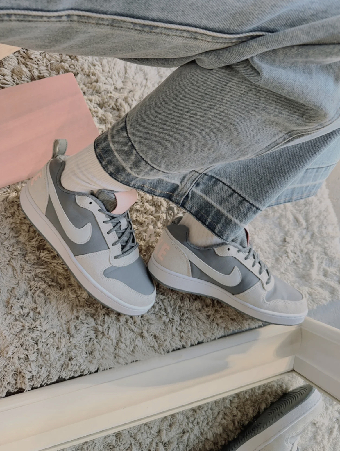 Nike Court Borough Low 藍灰