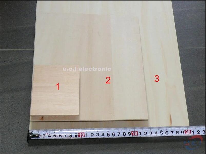 【UCI電子】(二A-4) 膠合木板 鐳射雕刻 沙畫板 椴木板 DIY工藝品 厚度3MM 模型