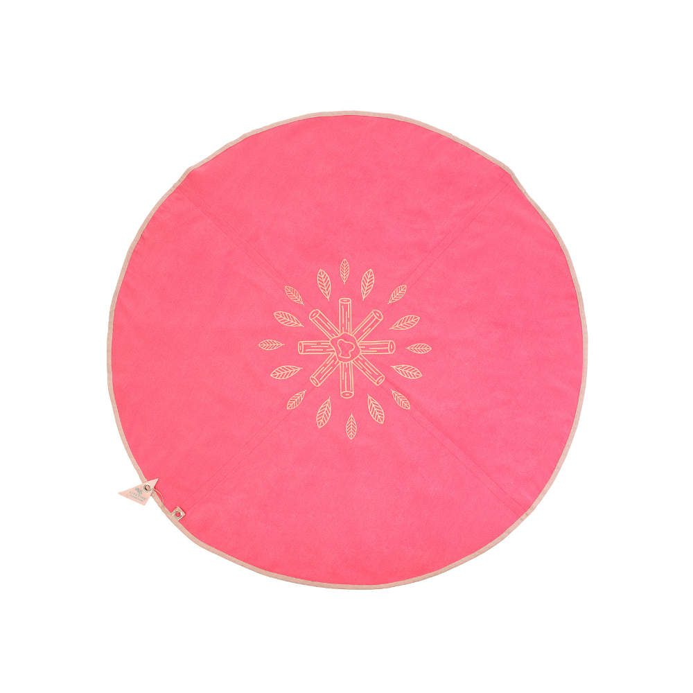 Lifetime Round Rug Campfire