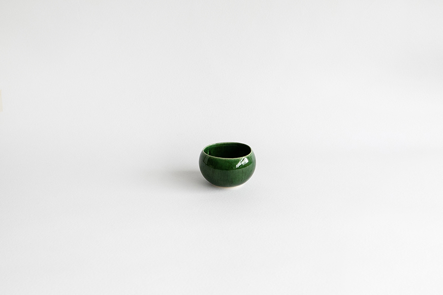 Jurgen Lehl-織部 茶碗丸