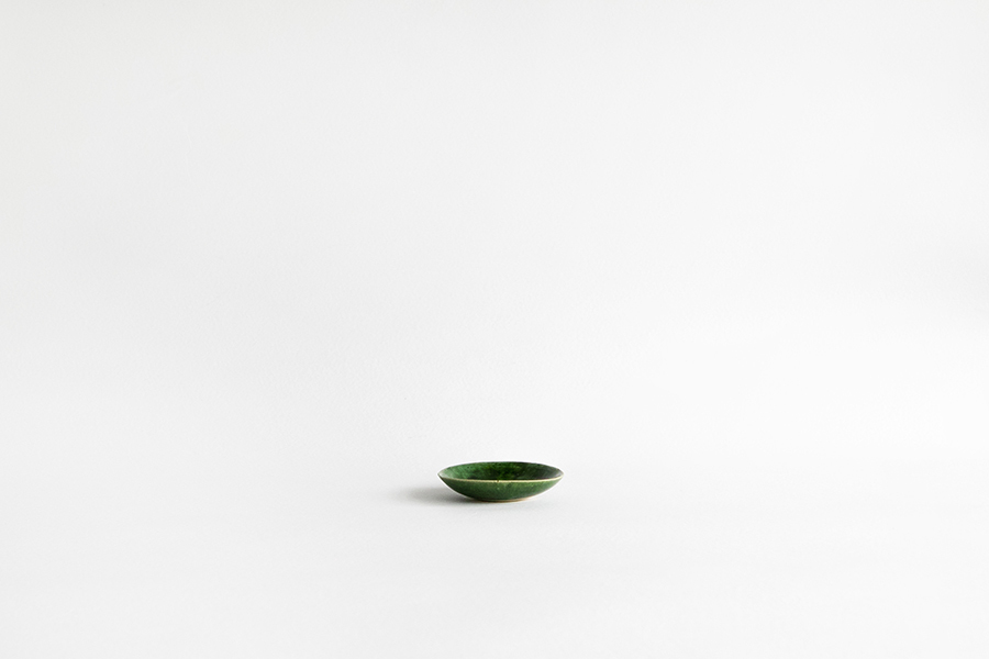 Jurgen Lehl-織部 豆皿